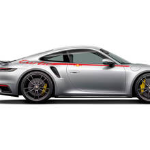 Seitenstreifen-Kit für Türen zum 50-jährigen Jubiläum des Porsche 911 Turbo
 3