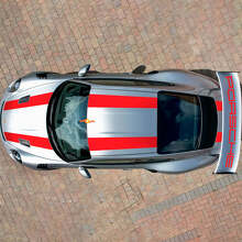 Streifen 911 GT3 RS Cup Hood Dachflügel Kit Aufkleber für Porsche 911 GT3 RS Cup
 3