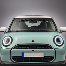 Windschutzscheibe karierte Streifen -Vinyl -Grafik -Aufkleber für Mini Cooper S
 3