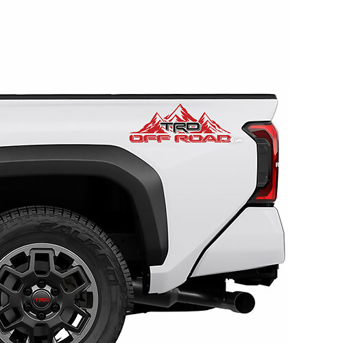 TRD -Off -Straßentüren Seiten Nachtbäume LKW -Aufkleber Aufkleber für Toyota Tacoma 4. Generation
