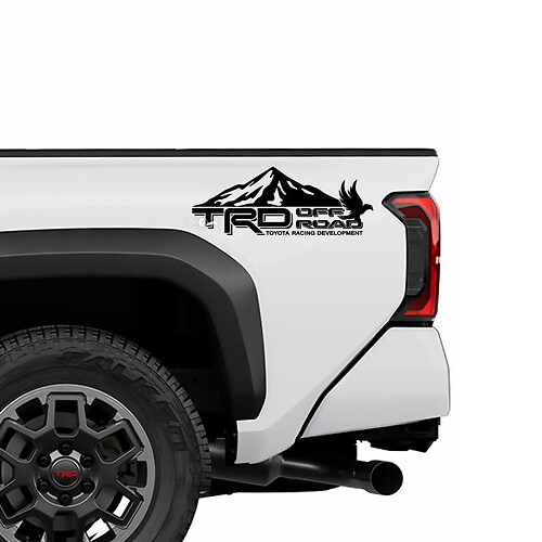 TRD Off Road Mountains Vogeltüren Seiten am Nachtwagen Aufkleber Aufkleber für Toyota Tacoma 4. Gen
