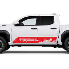 TRD Off Road Side Mountains Sun Rocker Panel Decals Aufkleber für Toyota Tacoma
 3