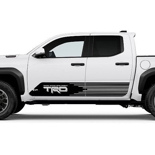 TRD Off Road Side Racing Stripes Rocker Panel Decals Aufkleber für Toyota Tacoma
