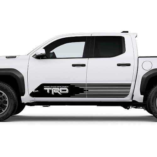 TRD Off Road Side Racing Stripes Rocker Panel Decals Aufkleber für Toyota Tacoma
