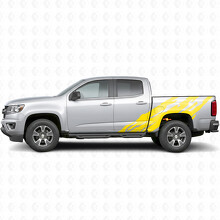 Gezackte Tür- & Seitenwand-Vinylstreifen für Chevrolet Colorado 2. Generation 2015-2022_3