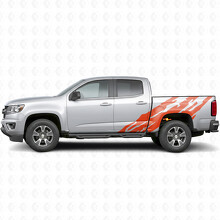 Gezackte Tür- & Seitenwand-Vinylstreifen für Chevrolet Colorado 2. Generation 2015-2022_4