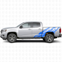 Gezackte Tür- & Seitenwand-Vinylstreifen für Chevrolet Colorado 2. Generation 2015-2022_5