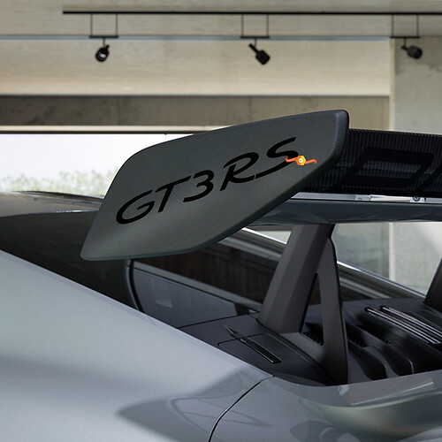 GT3RS Spoiler -Aufkleber für Porsche GT3
