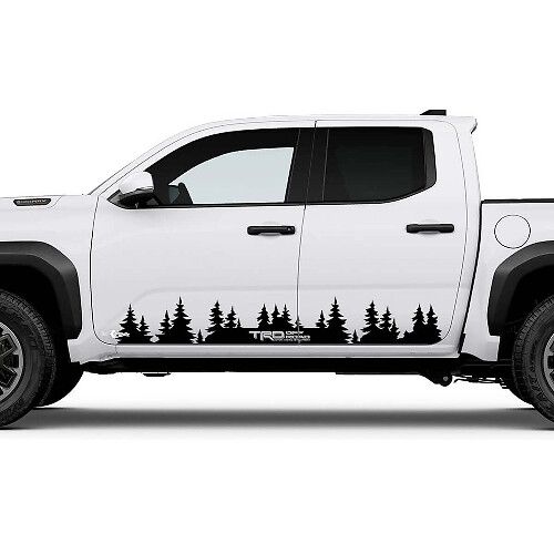 Berge Bäume Seitentüren Tafel Aufkleber für Toyota Tundra
