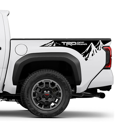 TRD Off Road Mountains Nachtlastwagen Aufkleber für Toyota Tundra
