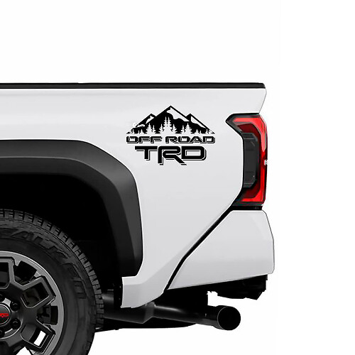 TRD Off Road Mountain Seitenwand-Vinylaufkleber für Toyota Trucks