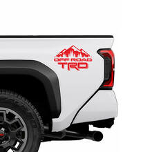 TRD Off Road Mountain Seitenwand-Vinylaufkleber für Toyota Trucks_3