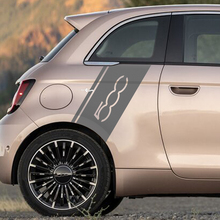 Heck -Kotflügelstreifen -Aufkleber -Seitengrafikstreifen für Fiat 500
 2
