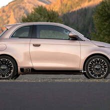 Individuelle Seitenleisten-Aufkleber 500 Seitenstreifen Dekorgrafiken für Fiat 500 2