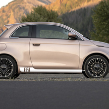 Rocker Panel Stripe Decal Side Graphics Stripes für Fiat 500
 2