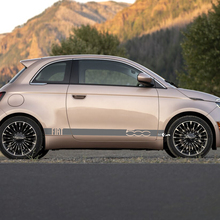 Rocker Panel Stripe Decal Side Graphics Stripes für Fiat 500 3
 2