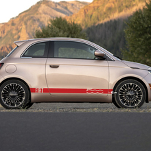 Rocker Panel Stripe Decal Side Graphics Stripes für Fiat 500 3
 3