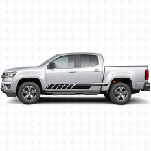 Schräge Rennstreifen für Türen & Schweller für Chevrolet Colorado 2. Generation 2015-2022_2