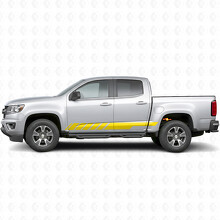 Schräge Rennstreifen für Türen & Schweller für Chevrolet Colorado 2. Generation 2015-2022_3