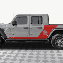 Militärstern US Flag Heckseitentüren Vinyl Aufkleber Aufkleber Fit Jeep Gladiator 2
 2