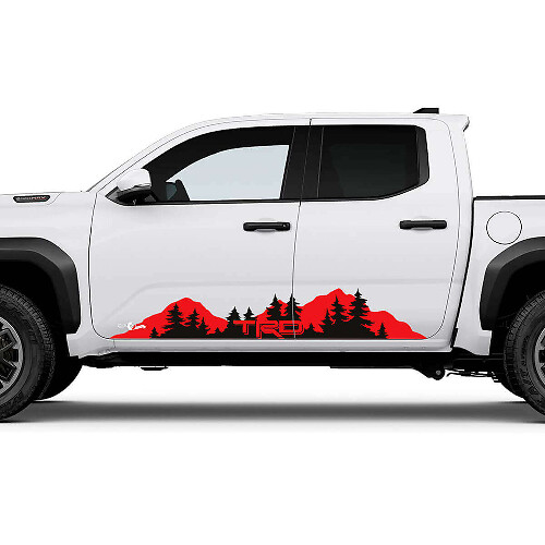 TRD Off Road Berge Wald Tür Seiten Schweller Aufkleber Sticker für Toyota Tacoma