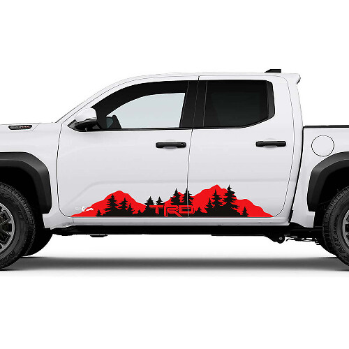 TRD Off Road Side Mountains Bäume Rocker -Panel Aufkleber für Toyota Tacoma
