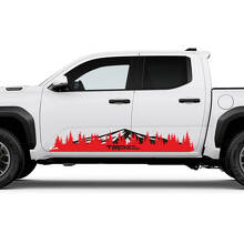 TRD Off Road Side Mountains Bäume Rocker -Panel Aufkleber für Toyota Tacoma Truck
 3