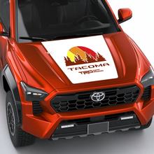 Toyota Tacoma Vintage Stripes Topografische Karten -Seitenhaube Heckklappe Aufkleber Aufkleber
 3