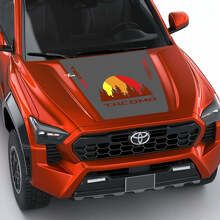 TRD Off Road Vintage Retro Heritage Streifen Wrap Motorhauben Aufkleber für den vierten Toyota Tacoma-Generation
 2