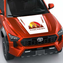 TRD Off Road Vintage Retro Heritage Streifen Wrap Motorhauben Aufkleber für den vierten Toyota Tacoma-Generation
 3