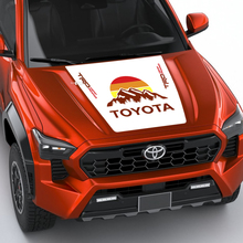 TRD Off Road Mountains Vintage Retro Heritage Stripes Wrap Hood Aufkleber für Toyota Tacoma 4. Generation
 3