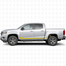 Honigwaben-Tür- und Seitenschweller-Vinylstreifen für Chevrolet Colorado 2. Generation 2015-2022_3
