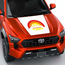 TRD Mountains Vintage Retro Heritage Sun Stripes Hood Decal Aufkleber für Toyota Tacoma 4. Gen
 2