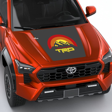TRD Mountains Vintage Retro Heritage Sun Stripes Hood Decal Aufkleber für Toyota Tacoma 4. Gen
 3