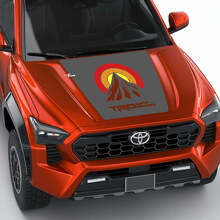 TRD Mountain Vintage Retro Heritage Sun Stripes Kapuze Aufkleber Aufkleber für Toyota Tacoma 4. Gen
 2