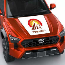 TRD Mountain Vintage Retro Heritage Sun Stripes Kapuze Aufkleber Aufkleber für Toyota Tacoma 4. Gen
 3