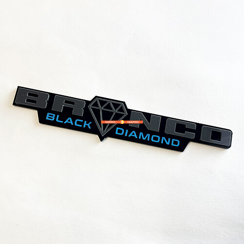Bronco Raptor Fender Abzeichen Heckklappe Emblem 3D -Abzeichen
