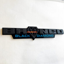 Black Diamond Horse 3D Kotflügelabzeichen Emblem für Muscle Cars_2