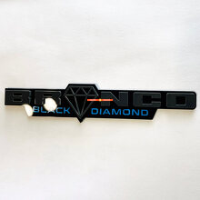 Black Diamond Horse 3D Kotflügelabzeichen Emblem für Muscle Cars_5