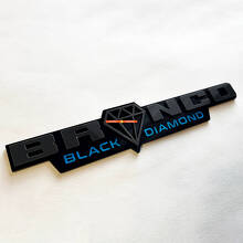 Black Diamond Horse 3D Kotflügelabzeichen Emblem für Muscle Cars_7