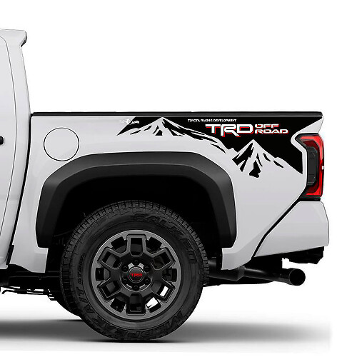 TRD Off Road Mountains BedSide Seiten Lkw Aufkleber Sticker 4 für Toyota Truck
