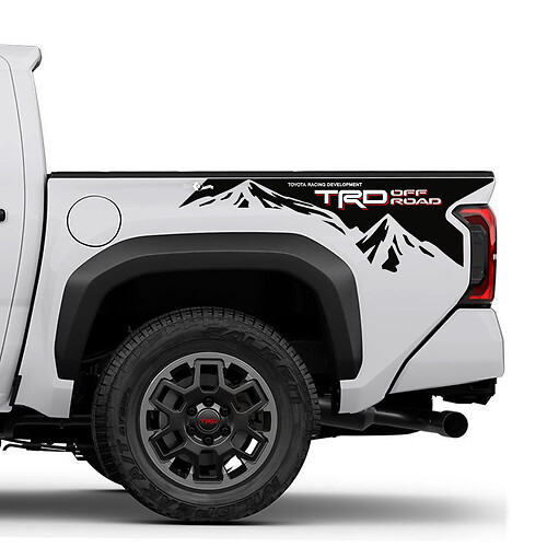 TRD Off Road Mountains BedSide Side Truck Decals Stickers für Toyota Truck
