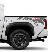 TRD Off Road Mountains BedSide Seiten Lkw Aufkleber Sticker 4 für Toyota Truck 3