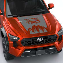 TRD Mountains Forest Logo Streifen Motorhaube Aufkleber 2 für Toyota Tacoma 4. Generation 2