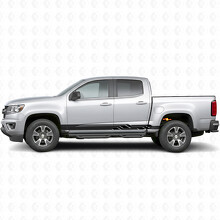 Angular Lightning Tür- & Schweller-Vinylstreifen für Chevrolet Colorado 2. Generation 2015-2022_2