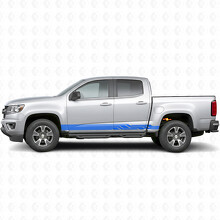 Angular Lightning Tür- & Schweller-Vinylstreifen für Chevrolet Colorado 2. Generation 2015-2022_5