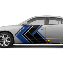 Zwei Farben Seitenstreifen Aufkleber für Dodge Charger 2
 2