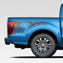 Delessed Splash Decal Graphics Decals Sticker für Ford Ranger
 3