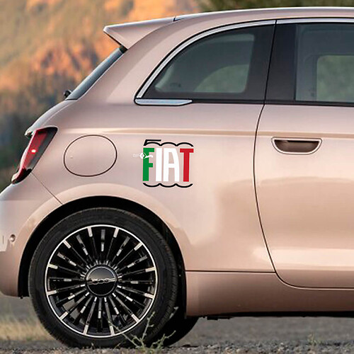 Fiat 500 Aufkleber Seitengrafiken für Fiat 500
