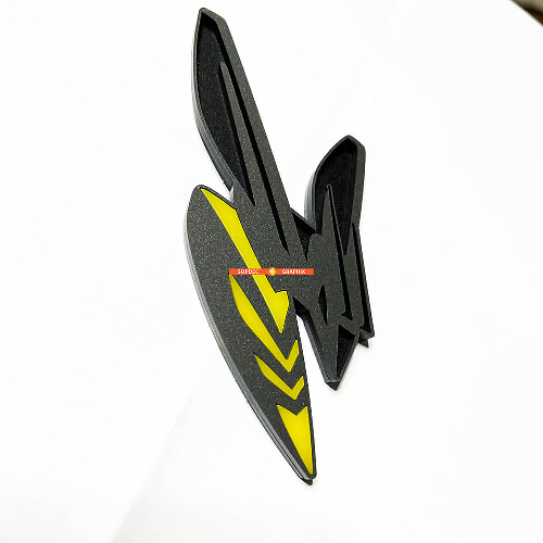 Hornet Kotflügelabzeichen Heckklappenemblem 3D-Abzeichen für Dodge Hornet
